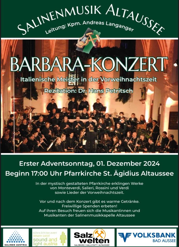 Plakat Weihnachtskonzert